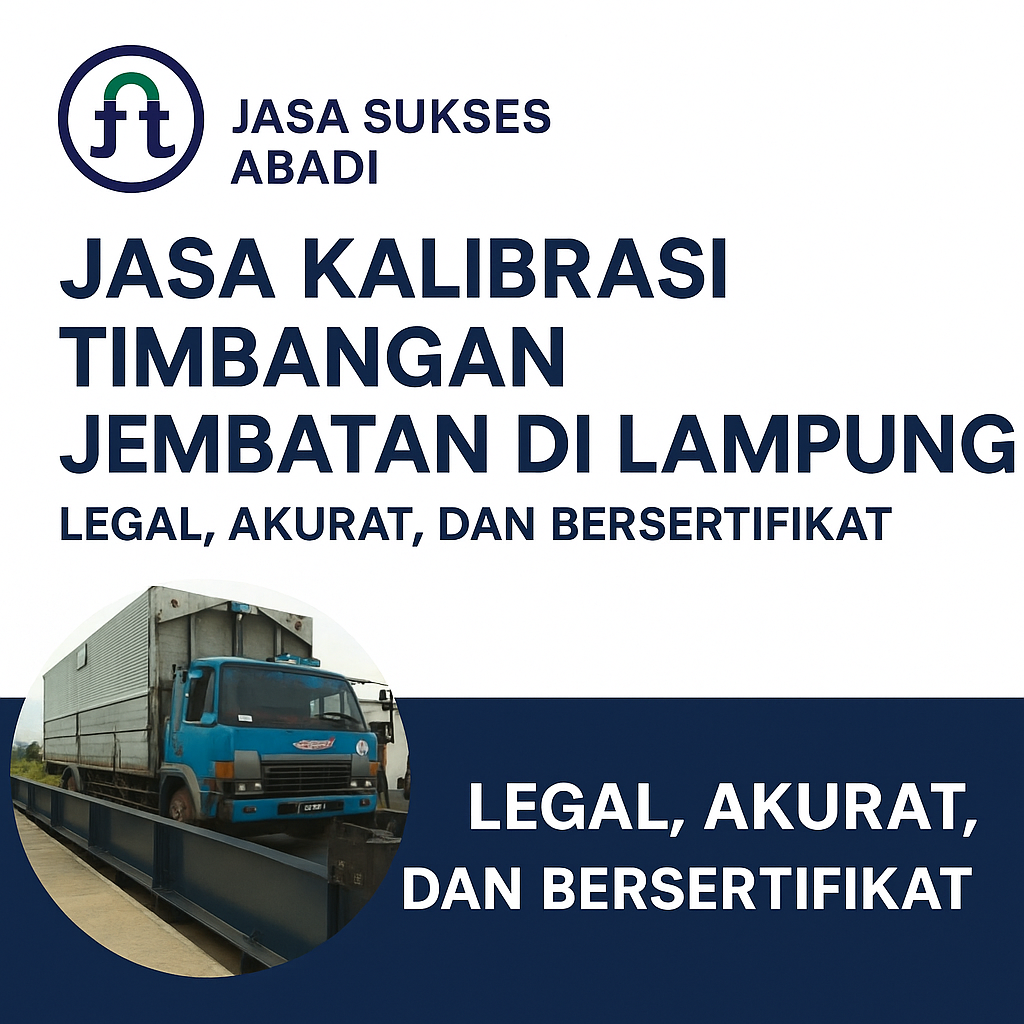Jasa Kalibrasi Timbangan Jembatan di Lampung